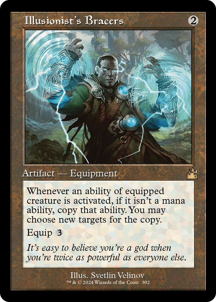 Illusionist's Bracers (Retro Frame) [Ravnica Remastered] - Trinity Hobby