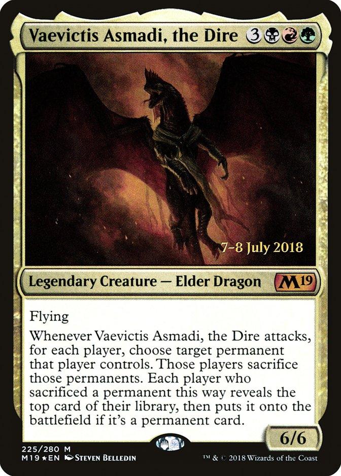 Vaevictis Asmadi, the Dire [Core Set 2019 Prerelease Promos] - Trinity Hobby