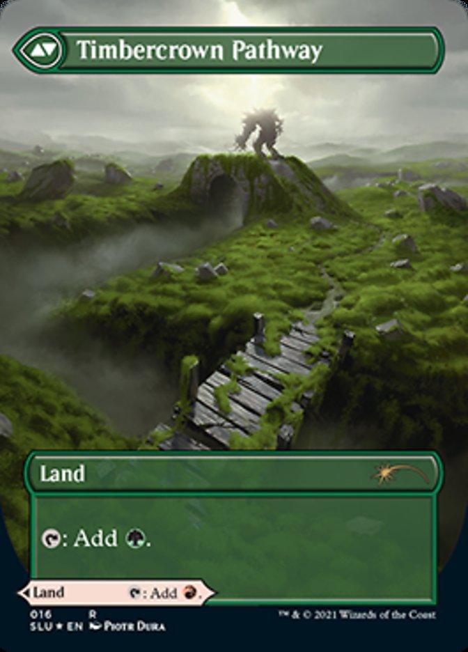 Cragcrown Pathway // Timbercrown Pathway (Borderless) [Secret Lair: Ultimate Edition 2] - Trinity Hobby