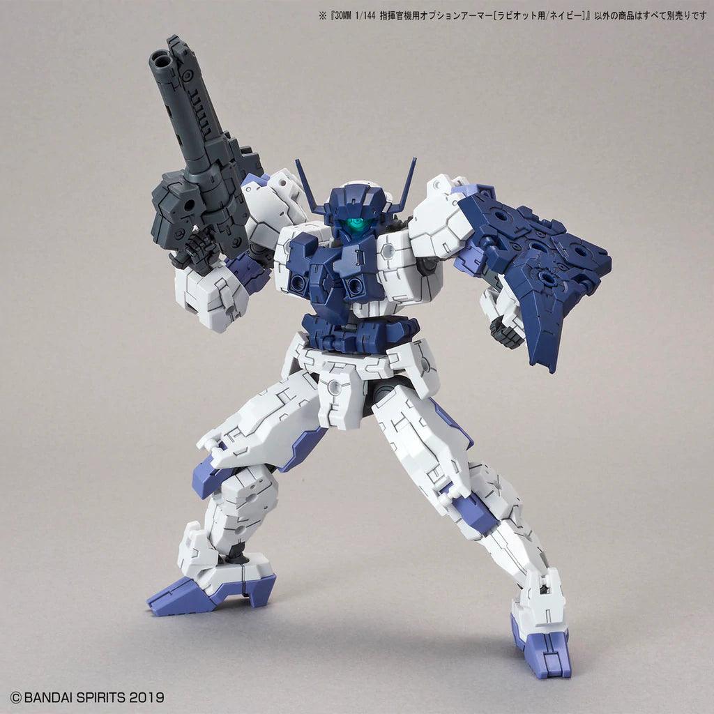30MM 1/144 OPTION ARMOR FOR COMMANDER [RABIOT EXCLUSIVE / NAVY] - Trinity Hobby