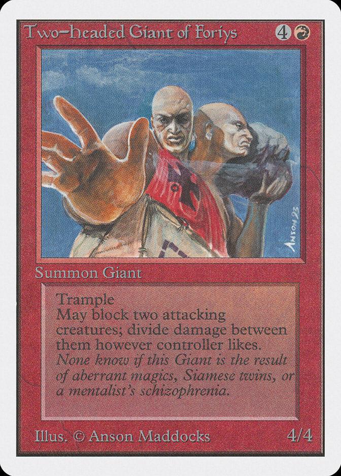 Two-Headed Giant of Foriys [Unlimited Edition] - Trinity Hobby