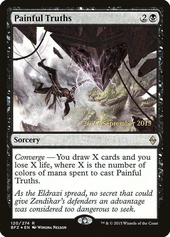 Painful Truths [Battle for Zendikar Prerelease Promos] - Trinity Hobby
