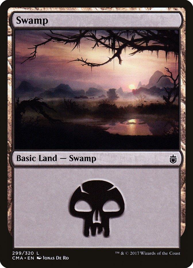 Swamp (299) [Commander Anthology] - Trinity Hobby