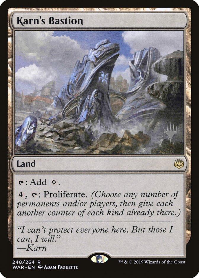 Karn's Bastion (Promo Pack) [War of the Spark Promos] - Trinity Hobby