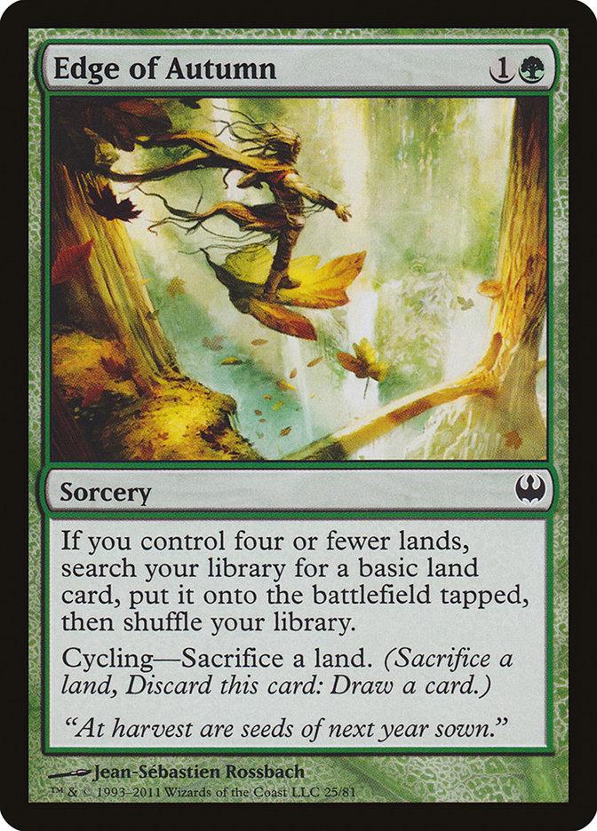 Edge of Autumn [Duel Decks: Knights vs. Dragons] - Trinity Hobby