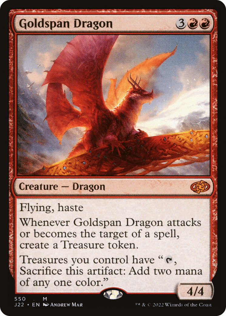 Goldspan Dragon [Jumpstart 2022] - Trinity Hobby