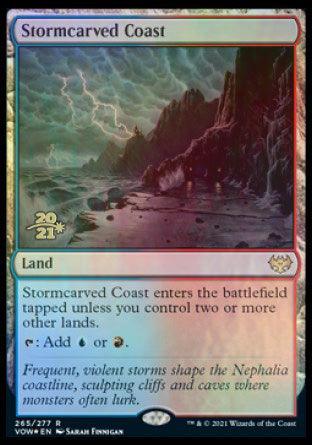 Stormcarved Coast [Innistrad: Crimson Vow Prerelease Promos] - Trinity Hobby