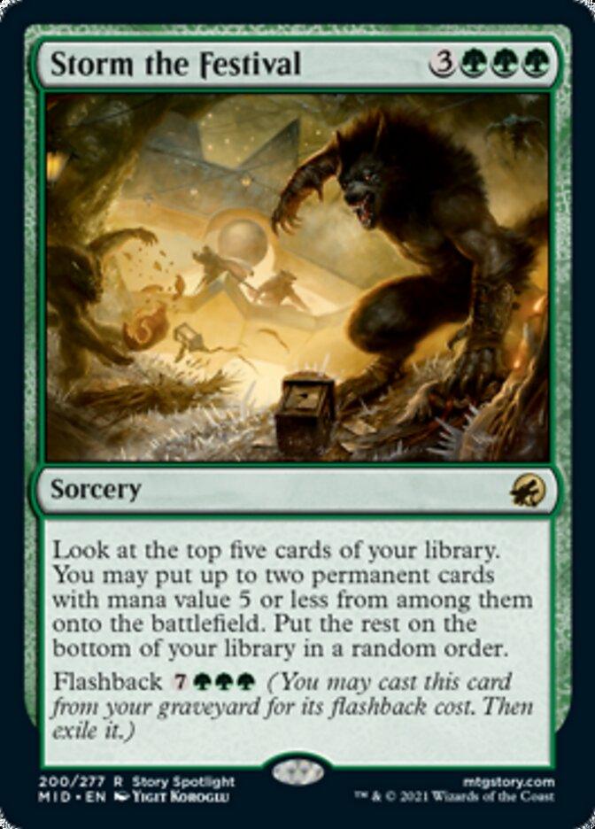 Storm the Festival [Innistrad: Midnight Hunt] - Trinity Hobby
