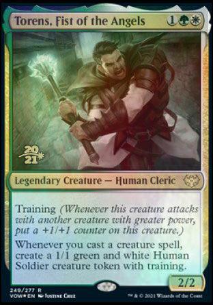 Torens, Fist of the Angels [Innistrad: Crimson Vow Prerelease Promos] - Trinity Hobby