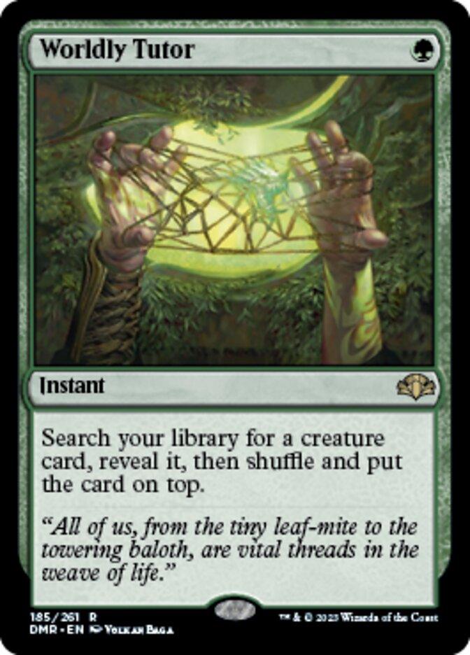 Worldly Tutor [Dominaria Remastered] - Trinity Hobby