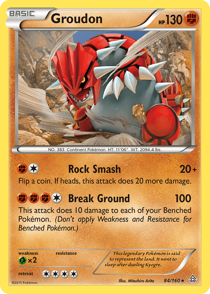 Groudon (84/160) [XY: Primal Clash] - Trinity Hobby