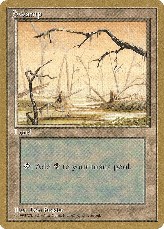 Swamp (ll370) (Leon Lindback) [Pro Tour Collector Set] - Trinity Hobby