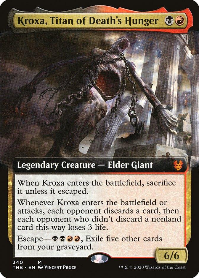 Kroxa, Titan of Death's Hunger (Extended Art) [Theros Beyond Death] - Trinity Hobby