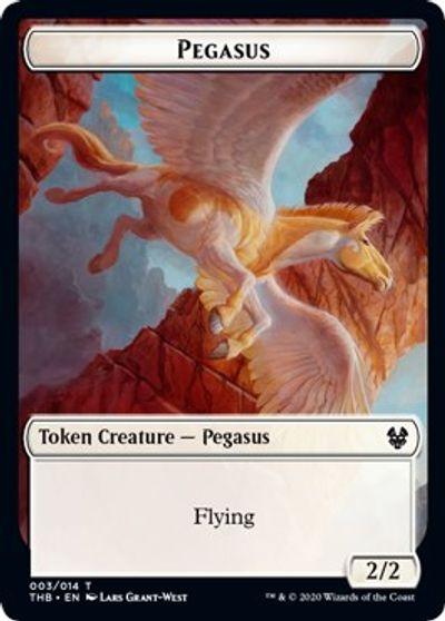 Pegasus // Shark Double-Sided Token [Challenger Decks 2021 Tokens] - Trinity Hobby
