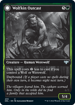Wolfkin Outcast // Wedding Crasher [Innistrad: Double Feature] - Trinity Hobby