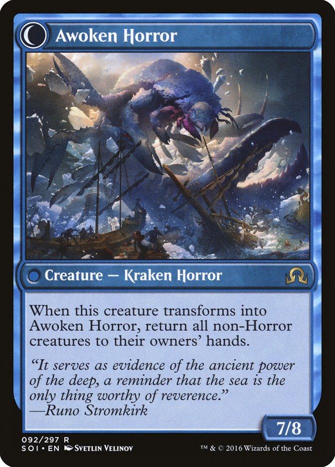 Thing in the Ice // Awoken Horror [Shadows over Innistrad] - Trinity Hobby