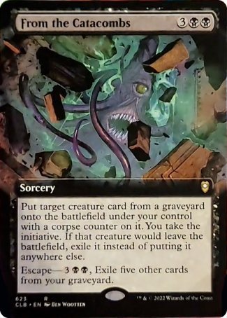 From the Catacombs (Extended Art) [Commander Legends: Battle for Baldur's Gate] - Trinity Hobby