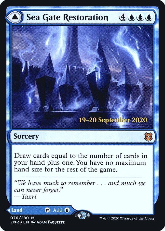Sea Gate Restoration // Sea Gate, Reborn [Zendikar Rising Prerelease Promos] - Trinity Hobby