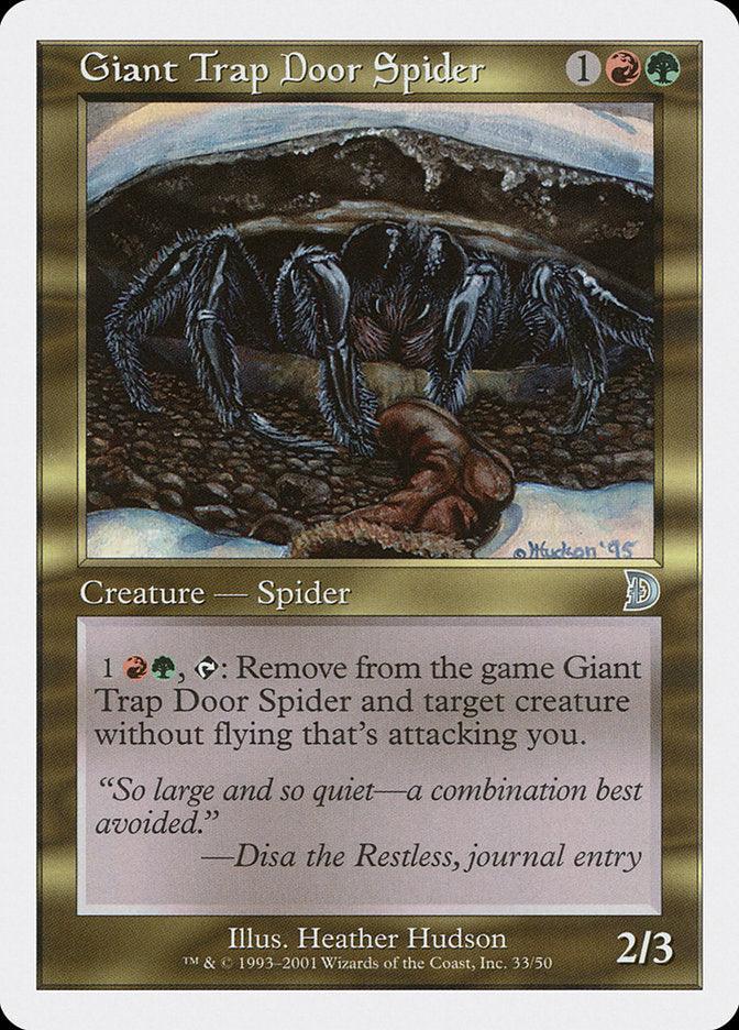 Giant Trap Door Spider [Deckmasters] - Trinity Hobby