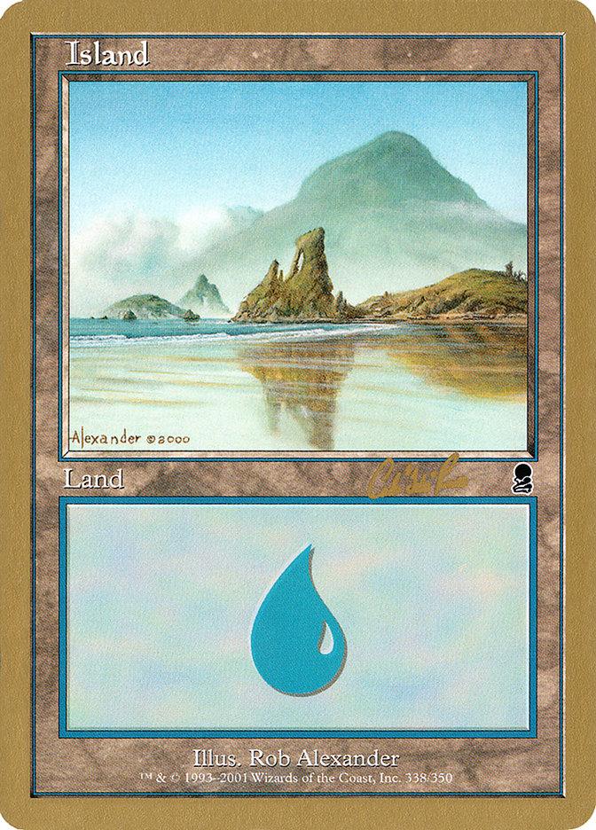 Island (cr338) (Carlos Romao) [World Championship Decks 2002] - Trinity Hobby