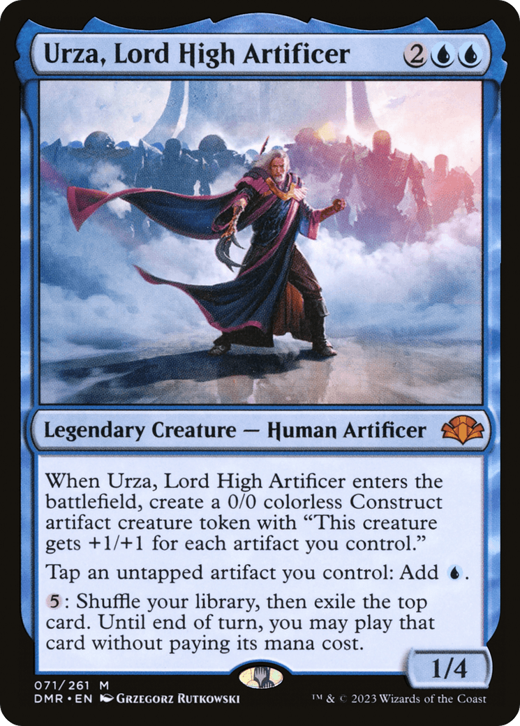 Urza, Lord High Artificer [Dominaria Remastered] - Trinity Hobby