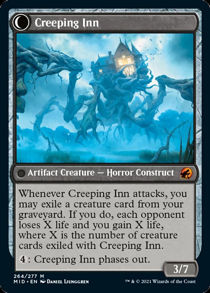 Hostile Hostel // Creeping Inn [Innistrad: Midnight Hunt] - Trinity Hobby