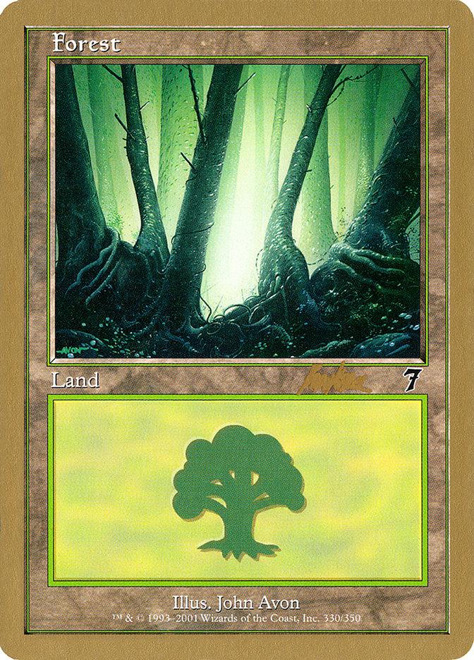 Forest (bk330) (Brian Kibler) [World Championship Decks 2002] - Trinity Hobby