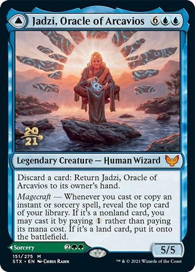 Jadzi, Oracle of Arcavios // Journey to the Oracle [Strixhaven: School of Mages Prerelease Promos] - Trinity Hobby