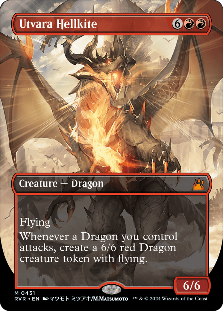 Utvara Hellkite (Anime Borderless) [Ravnica Remastered] - Trinity Hobby