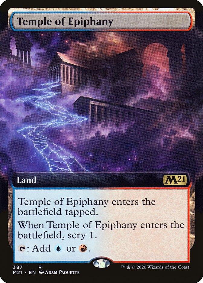 Temple of Epiphany (Extended Art) [Core Set 2021] - Trinity Hobby