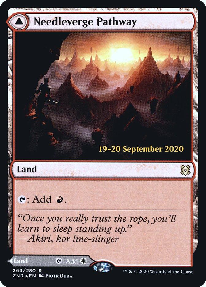 Needleverge Pathway // Pillarverge Pathway [Zendikar Rising Prerelease Promos] - Trinity Hobby