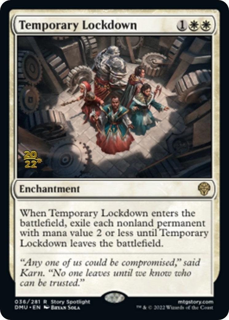 Temporary Lockdown [Dominaria United Prerelease Promos] - Trinity Hobby
