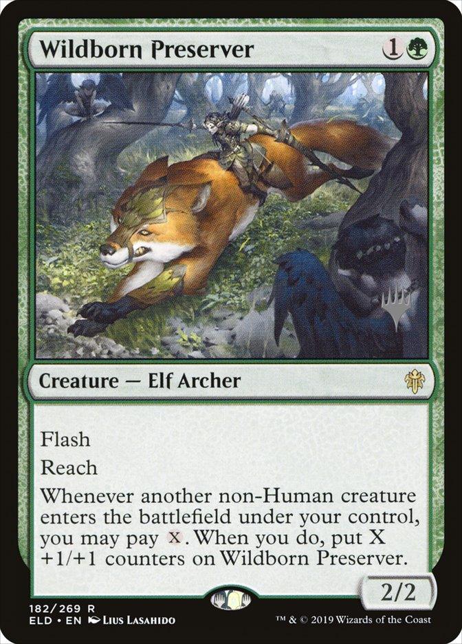 Wildborn Preserver (Promo Pack) [Throne of Eldraine Promos] - Trinity Hobby