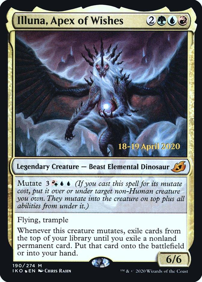 Illuna, Apex of Wishes [Ikoria: Lair of Behemoths Prerelease Promos] - Trinity Hobby