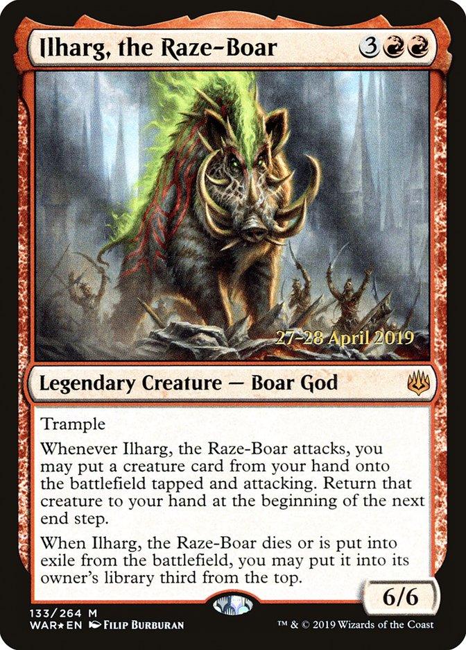 Ilharg, the Raze-Boar [War of the Spark Prerelease Promos] - Trinity Hobby