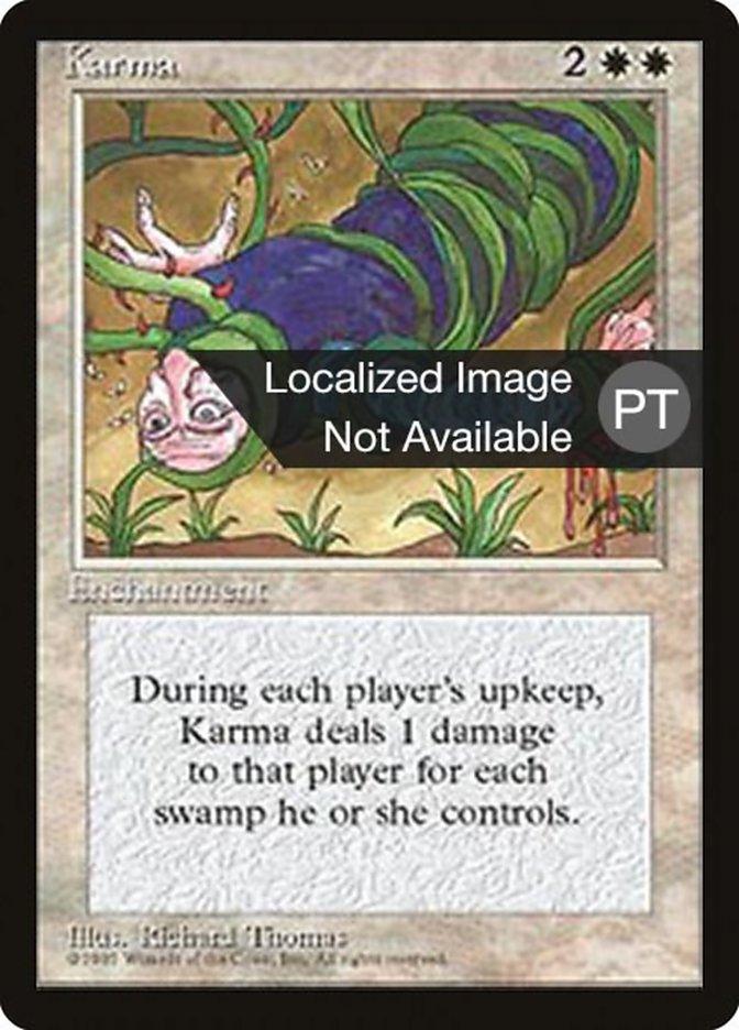 Karma [Fourth Edition (Foreign Black Border)] - Trinity Hobby