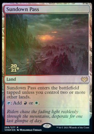 Sundown Pass [Innistrad: Crimson Vow Prerelease Promos] - Trinity Hobby