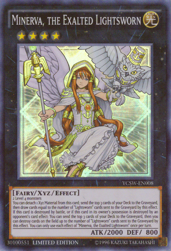 Minerva, the Exalted Lightsworn [YCSW-EN008] Super Rare - Trinity Hobby