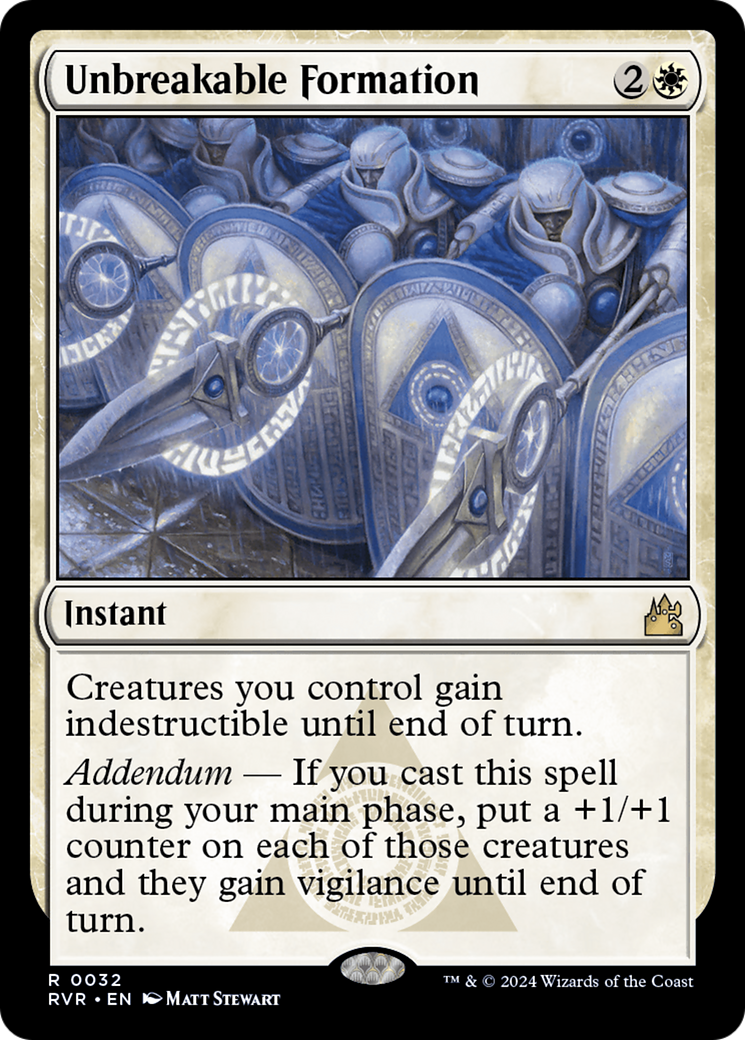 Unbreakable Formation [Ravnica Remastered] - Trinity Hobby