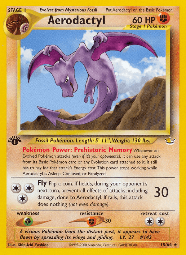 Aerodactyl (15/64) [Neo Revelation 1st Edition] - Trinity Hobby