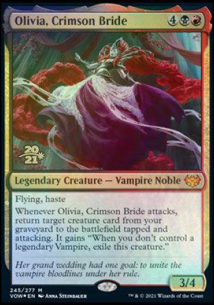Olivia, Crimson Bride [Innistrad: Crimson Vow Prerelease Promos] - Trinity Hobby