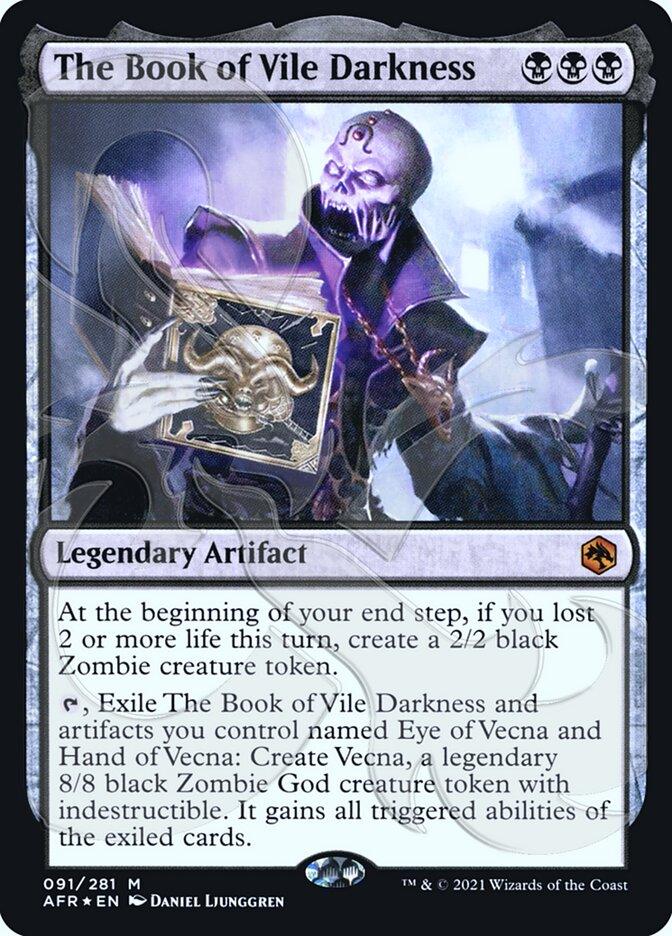 The Book of Vile Darkness (Ampersand Promo) [Dungeons & Dragons: Adventures in the Forgotten Realms Promos] - Trinity Hobby