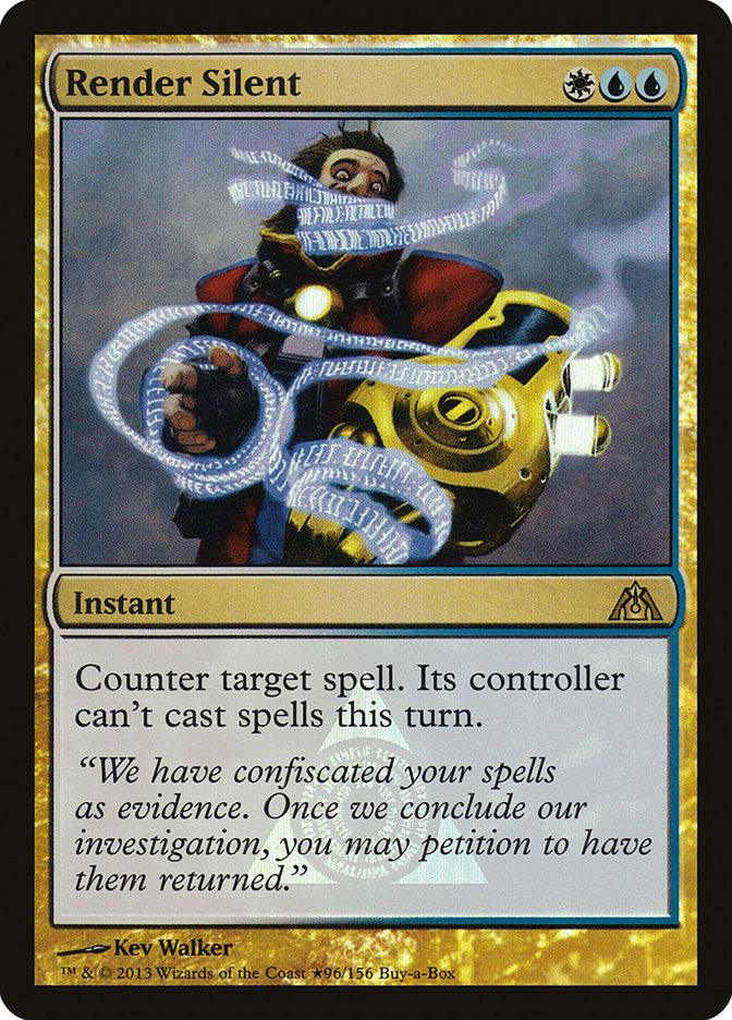 Render Silent (Buy-A-Box) [Dragon's Maze Promos] - Trinity Hobby