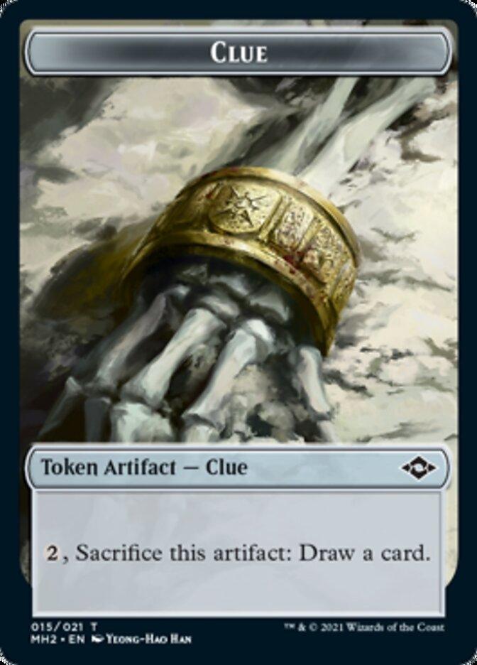 Clue (15) // Crab Double-Sided Token [Modern Horizons 2 Tokens] - Trinity Hobby