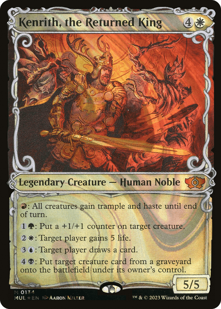 Kenrith, the Returned King (Halo Foil) [Multiverse Legends] - Trinity Hobby