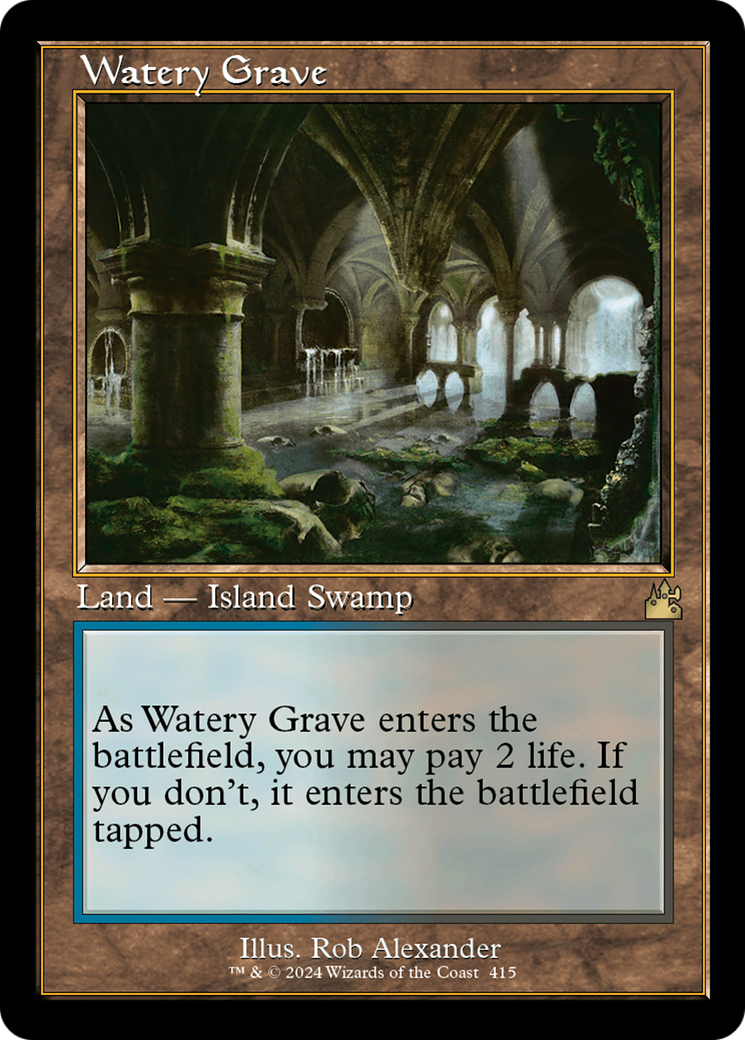 Watery Grave (Retro) [Ravnica Remastered] - Trinity Hobby