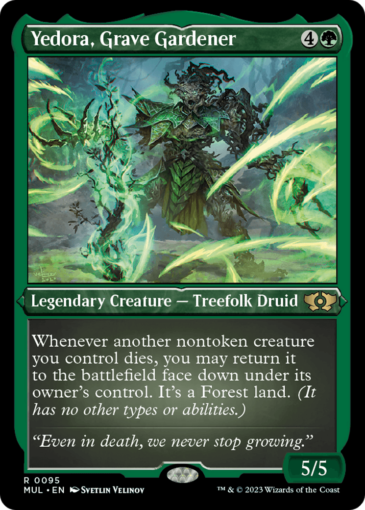 Yedora, Grave Gardener (Foil Etched) [Multiverse Legends] - Trinity Hobby