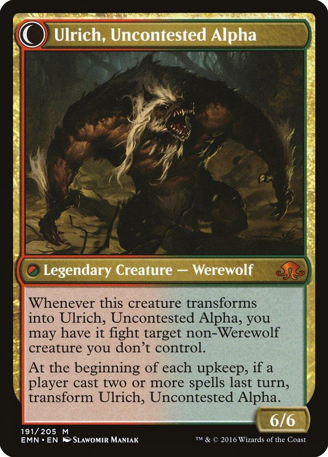 Ulrich of the Krallenhorde // Ulrich, Uncontested Alpha [Eldritch Moon] - Trinity Hobby
