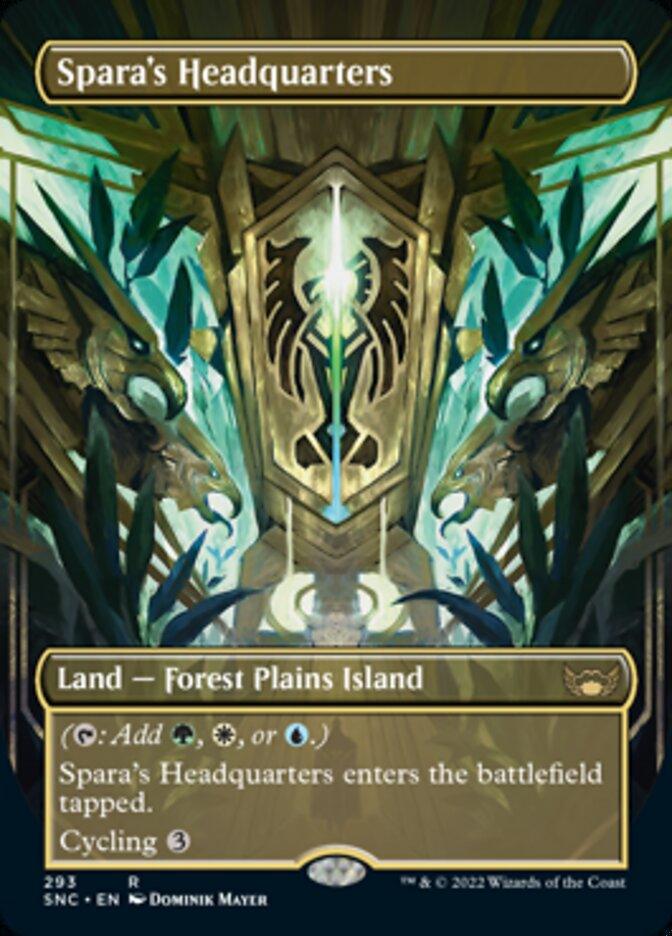 Spara's Headquarters (Borderless Alternate Art) [Streets of New Capenna] - Trinity Hobby