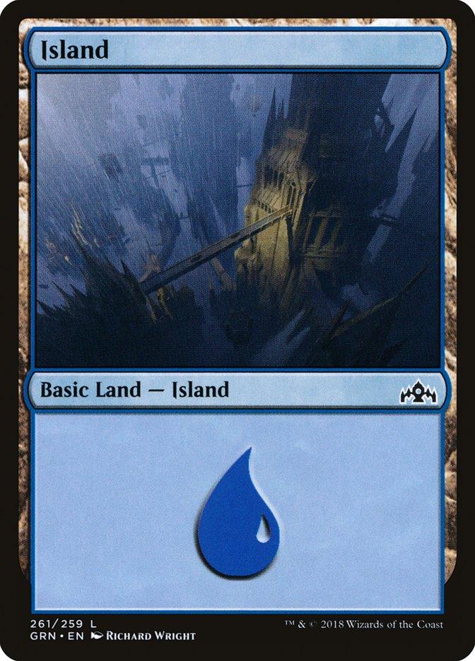 Island (261) [Guilds of Ravnica] - Trinity Hobby